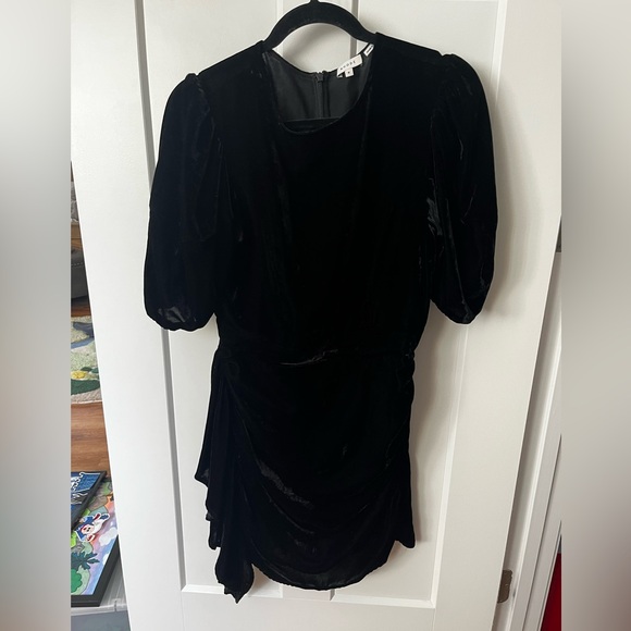 Rhode Black Velvet Dress - Picture 1 of 3